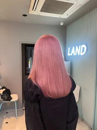 セミロング カラー ブリーチカラー 🩵MIZUKIのヘアスタイル