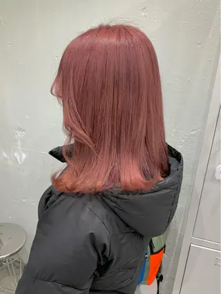 ミディアム カラー ヘアアレンジ 憧れの艶ハイトーンへ 🌙サイダサキのヘアスタイル