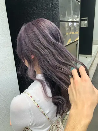 ロング カラー 100%髪質改善特化 TRUNSのヘアスタイル