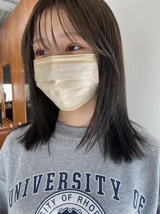 ミディアム カラー 砂原 ひよりのヘアスタイル