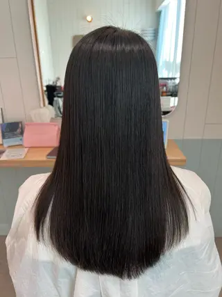 ロング デジタルパーマ募集‪ 平木亜美‪のヘアスタイル