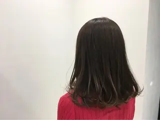 ミディアム クラッチムク博多小川 旭のヘアスタイル