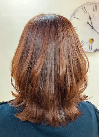 ミディアム 似合わせ×透明感 カラー🤍MAOのヘアスタイル