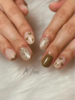 ショート ネイルサロン mixiaのネイルデザイン