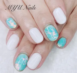 ネイル ニュアンスネイル🌈 MYU Nailsのネイルデザイン