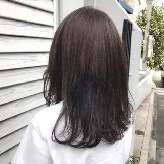 ミディアム カラー 🪭risa 暖色/レイヤー🪭のヘアスタイル