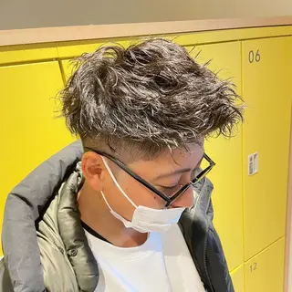 パーマ メンズ 渋谷/フェード/ 國分 翔のヘアスタイル