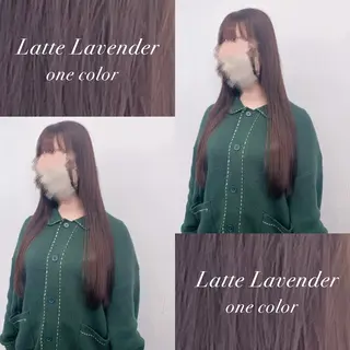 ロング カラー ルプラボウ/ 聖花/透明感カラーのヘアスタイル