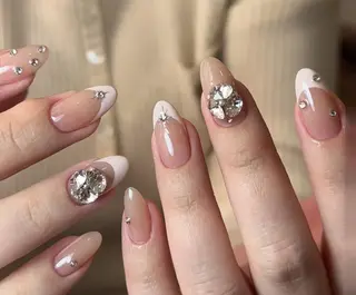 ネイル By moonネイル 🌷ワンホン/韓国風のネイルデザイン