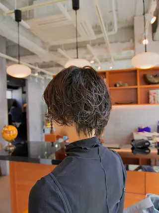 ショート パーマ 原颯希/ ボブ/ショートのヘアスタイル