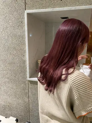 ロング カラー MUKU ひかるのヘアスタイル