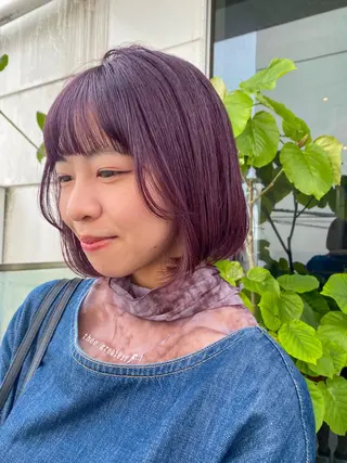 ショート カラー ヘアアレンジ 押切 響　のヘアスタイル