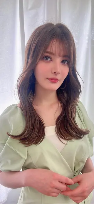 セミロング 【地毛風縮毛矯正】 ヒカルのヘアスタイル