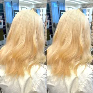 カラー ヘアメ🎀推しカラー 🥣横浜/しほ🧸のヘアスタイル