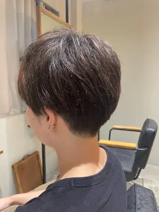 ショート くびれミディアム/似 合わせ/鎌倉/edAのヘアスタイル