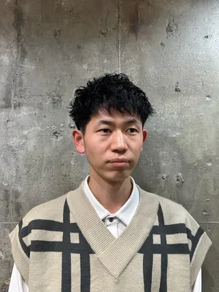 ショート パーマ メンズ メンズ専門 Ryukiのヘアスタイル