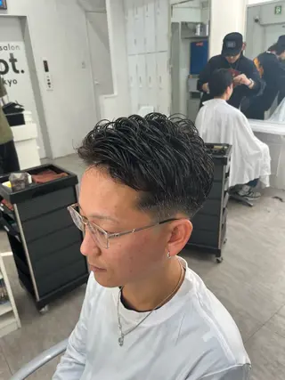 ショート パーマ メンズ メンズ専門美容師店長 💈高橋和真💈のヘアスタイル