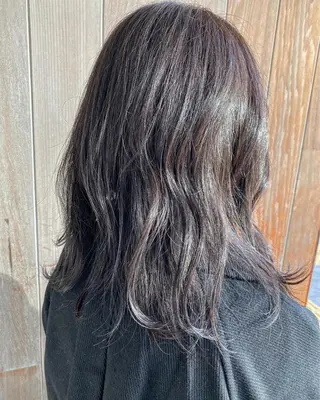 セミロング 尾﨑 柊磨のヘアスタイル