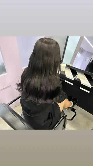 ロング 縮毛矯正・髪質改善 特化 出納 直起のヘアスタイル