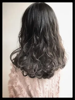 カラー 【mokuオーナー】 ちはるのヘアスタイル
