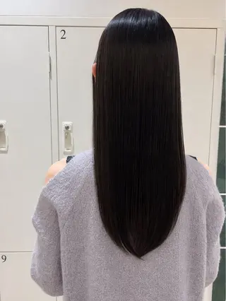 ロング ✨シルク縮毛矯正✨ RYUICHIのヘアスタイル