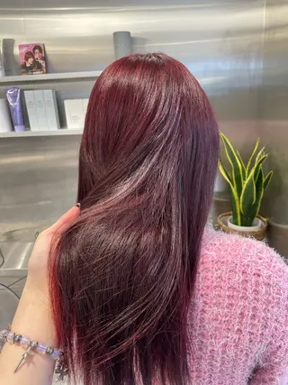 ロング カラー sawaka🪽うる 艶カラー/レイヤーのヘアスタイル