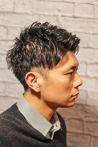 ショート メンズ メンズカット 佐藤優菜のヘアスタイル