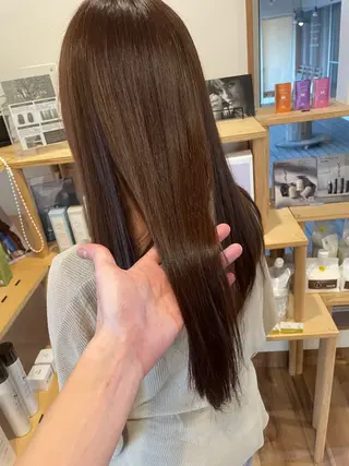 セミロング カラー 狩野 龍二のヘアスタイル