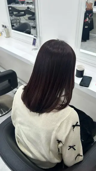 ロング カラー パーマ ヘアアレンジ メンズ キッズ 盛れ韓国ハイトーン 🎀Himari🎀のヘアスタイル