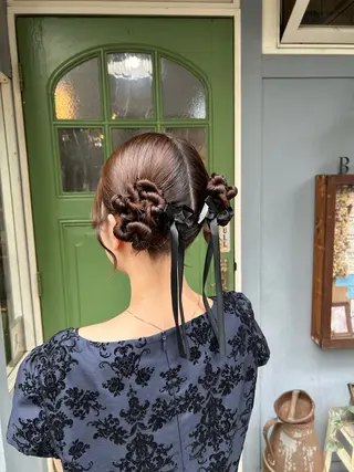 ヘアアレンジ BRITS 渡辺 菜々子のヘアスタイル