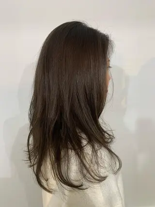 ロング カラー パーマ ヘアアレンジ 加藤 綾華のヘアスタイル