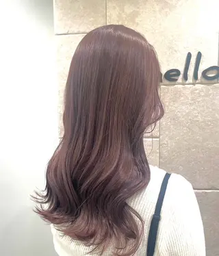 ロング カラー 🌈コテ巻き風パーマ LOHASせいな🌈のヘアスタイル