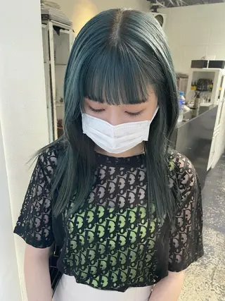 ロング カラー パーマ ヘアアレンジ メンズ キッズ ネイル マツエク・マツパ アイブロウ 艶ハイトーン/ヘア アレンジAYAKAのヘアスタイル
