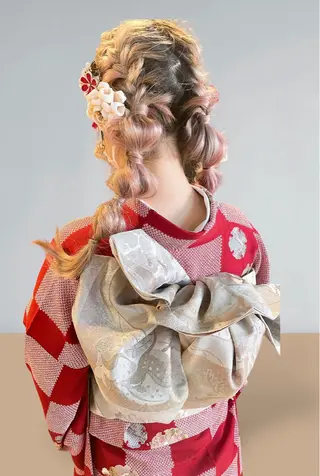 セミロング ヘアアレンジ 兼浜 美鈴のその他イメージ