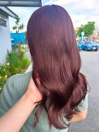 セミロング 小澤 志穂のヘアスタイル