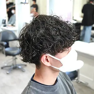 ショート パーマ dot.グループ指名 No.1橋本滉太のヘアスタイル