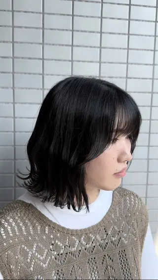 ショート カラー 遠藤惟斗/自由が丘/ 透明感カラー/パーマのヘアスタイル