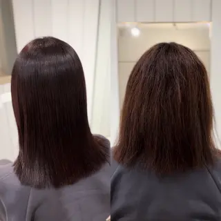 ミディアム カラー 美髪縮毛矯正/髪質 改善/Lecielのヘアスタイル