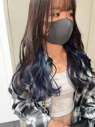 ロング カラー 米山 莉緒のヘアスタイル