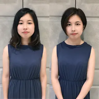 ショート カラー 大人可愛いショート* NoWL栗原隆成のヘアスタイル