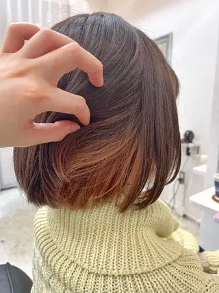 ショート カラー 大場 友稀のヘアスタイル