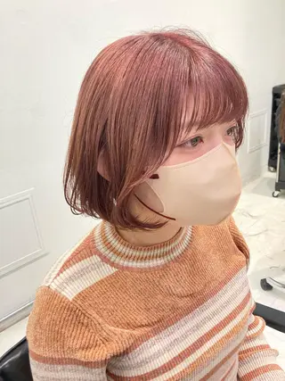 ショート カラー 💖ブリーチなし透明 感💖ASAHIのヘアスタイル