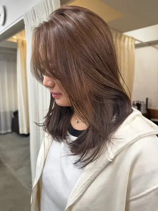 セミロング ムロ 二子玉川駅のヘアスタイル