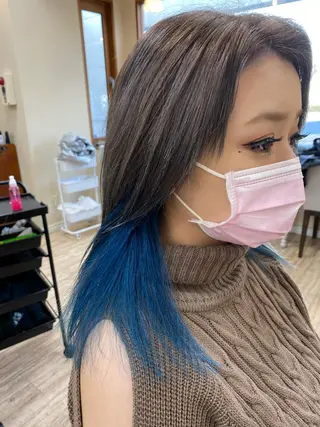 カラー SALOWIN栄 高須大貴のヘアスタイル