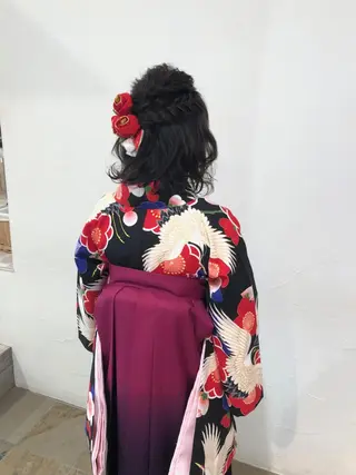 ヘアアレンジ 乳井 悠香のヘアスタイル