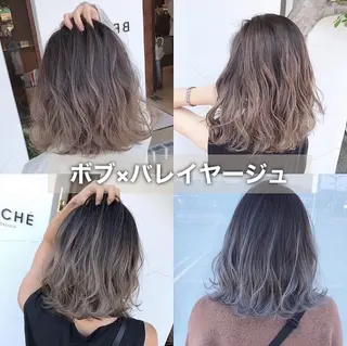 ミディアム カラー 具志 正太のヘアスタイル