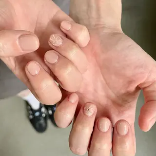 ネイル By moonネイル 🌷ワンホン/韓国風のネイルデザイン