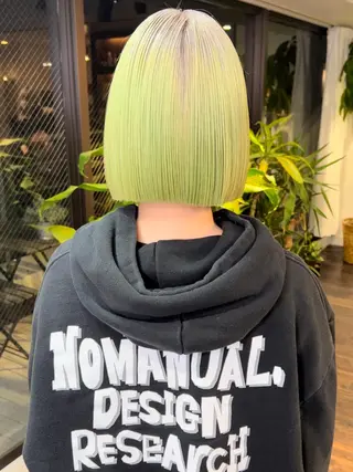 ショート カラー 🧡色落ちまで2度綺 麗なカラー🧡ヨシキのヘアスタイル