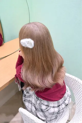 カラー エクステ🎀 暖色カラー🎀amiのヘアスタイル