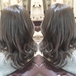 ロング カラー 髪質改善カラー、美髪 トリートメント専門のヘアスタイル